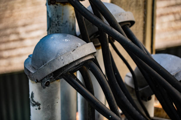 istock Various important equipment on the power pole 1145988652