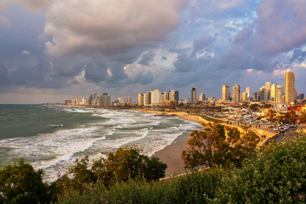 istock Tel Aviv Cityscape at Sunset Israel 1145990469