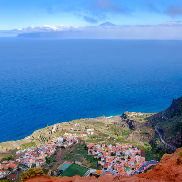 istock La Gomera, Canary Islands (E) - Mirador de Abrante with Mount Teide (Tenerife) in background 1145994660