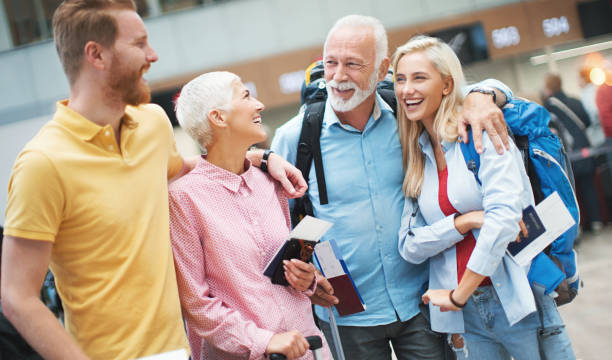 istock Family at the airport. 1145996921