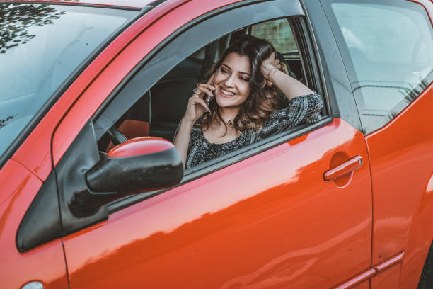 istock Beautiful Woman in the Car 1146002479