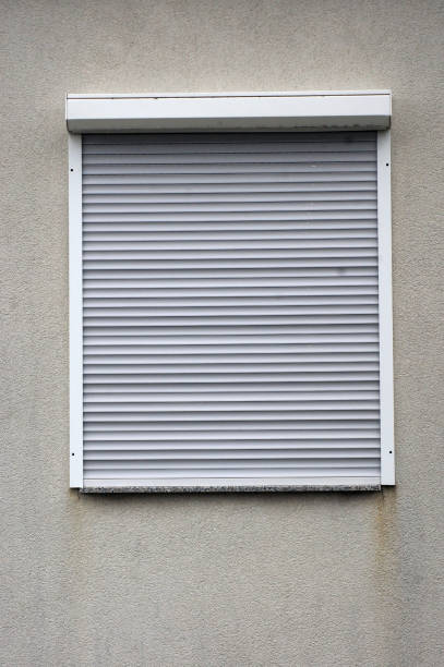 istock Venetian blind in front of the window 1146002630