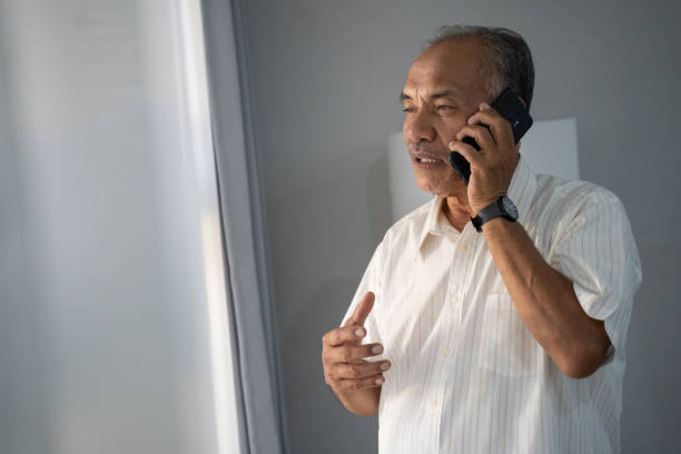 istock senior old man calling by phone 1146010290