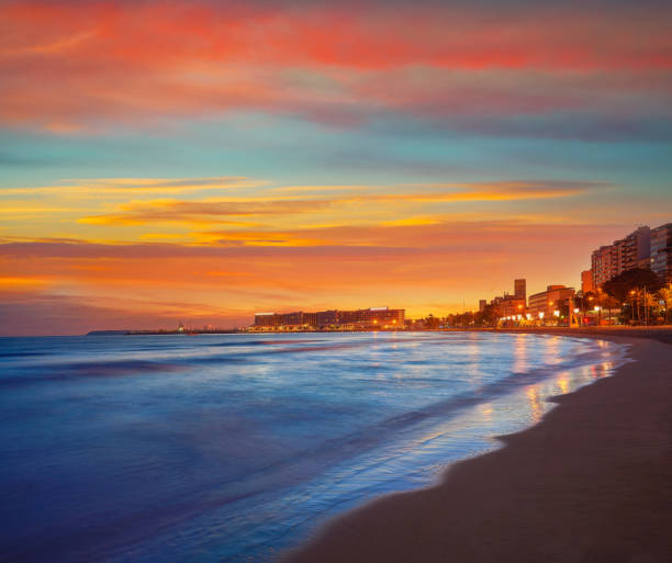 istock Alicante skyline at sunset from Postiguet 1146010335
