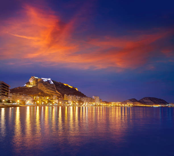 istock Alicante skyline at sunset from Postiguet 1146011500