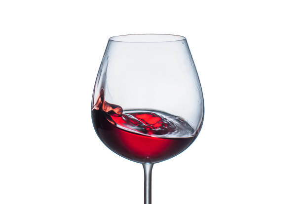 istock Splashing red wine in a glass 1146016069