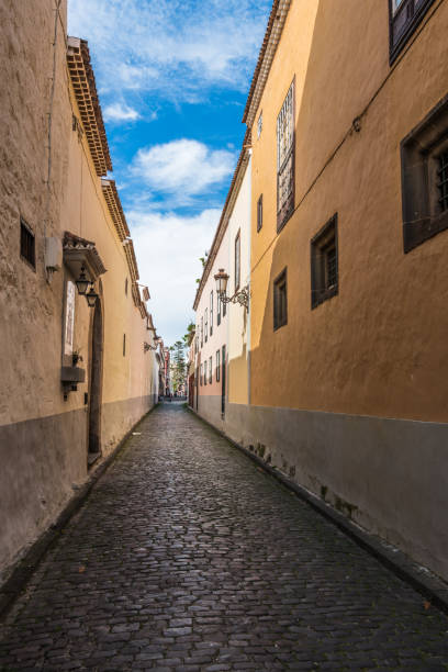 istock A narrow street in a Spanish town 1146018868
