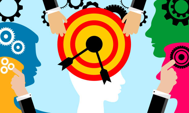istock Mind marketing. Goal as think. Strategy target positioning of customer. 1146026610
