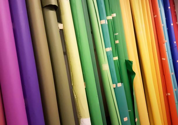 istock Texture of multicolored cardboard and paper background. 1146032017