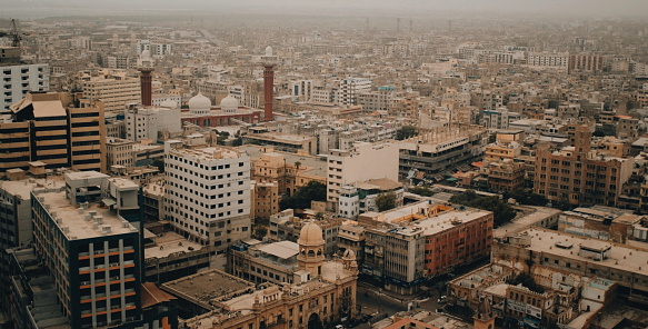Karachi From Above Stock Photo - Download Image Now - Karachi, Pakistan, City - iStock