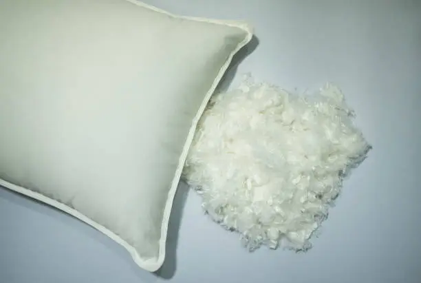 Pillow synthetic Microgel feel like down. It is alternative down.