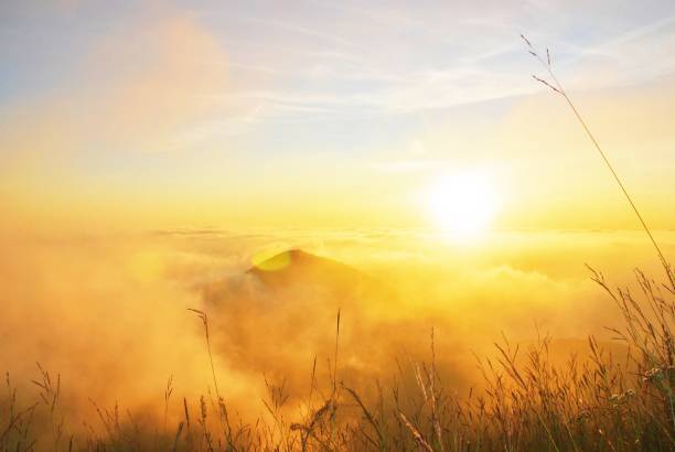 istock Colorful of sunset sky is nature background 1146043762