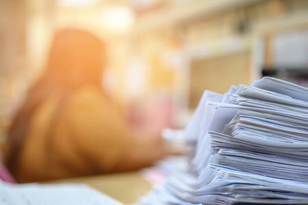 istock Important documents placed in the office filing cabinet 1146049597