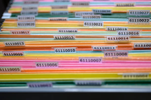 istock Important documents placed in the office filing cabinet 1146049743