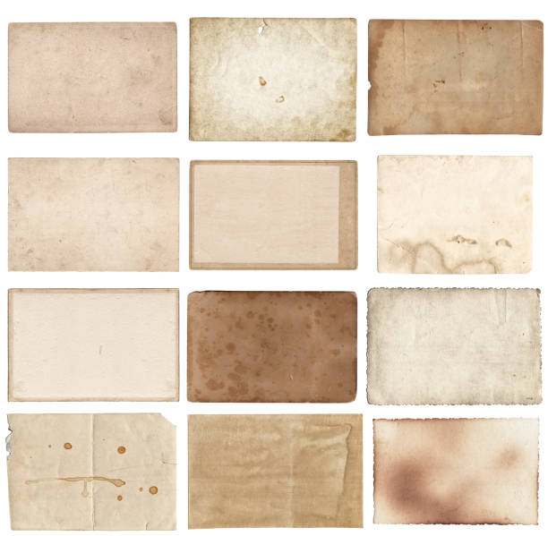istock Set of various retro old photos isolated 1146057158