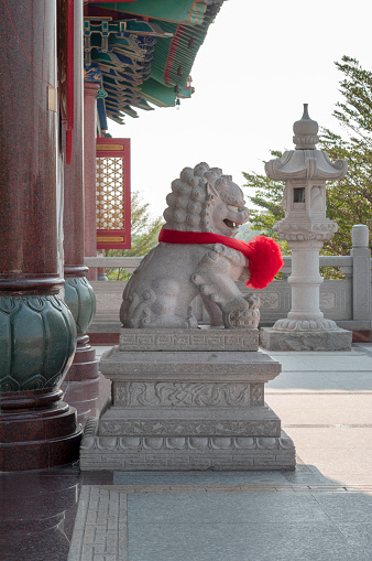 stone lion before tiananmen,Beijing china