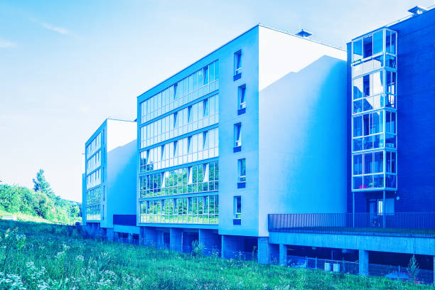 istock Apartment buildings with outdoor facilities 1146062153