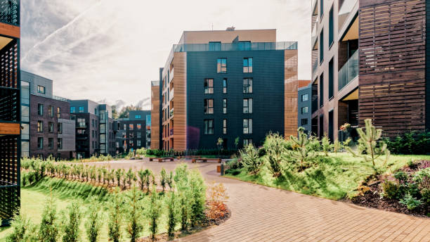 istock Architectural complex of residential buildings 1146063799