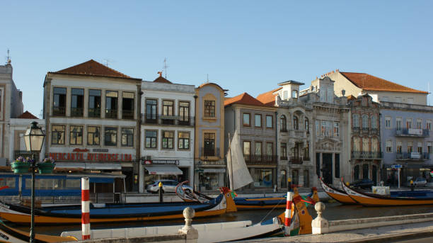 istock Aveiro canal and gondolas 1146064250