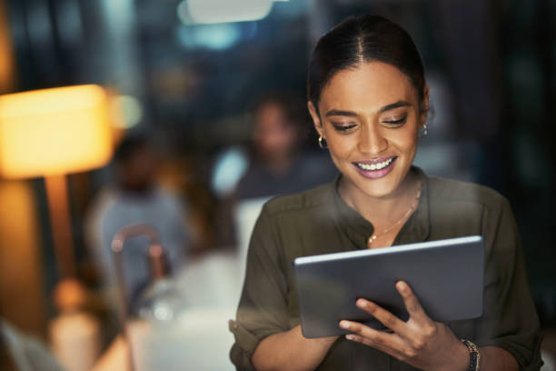 istock Every late night brings her closer to success 1146064381