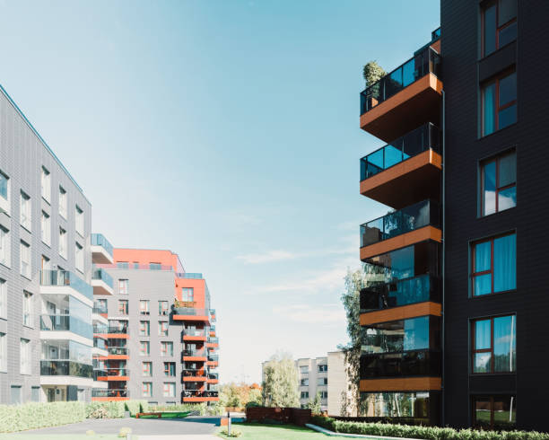 istock European apartment residential building complex 1146065235