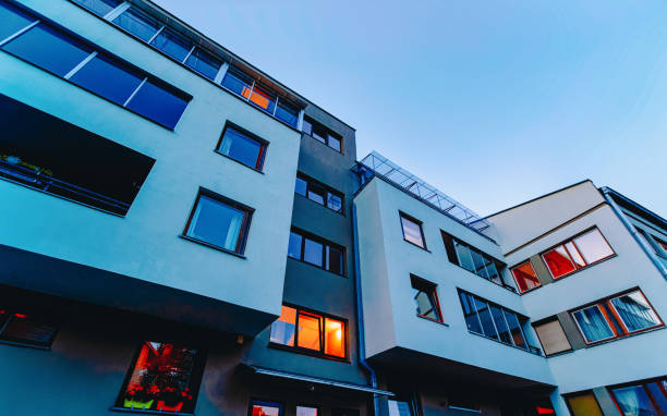istock New modern apartment flat building architecture 1146065540