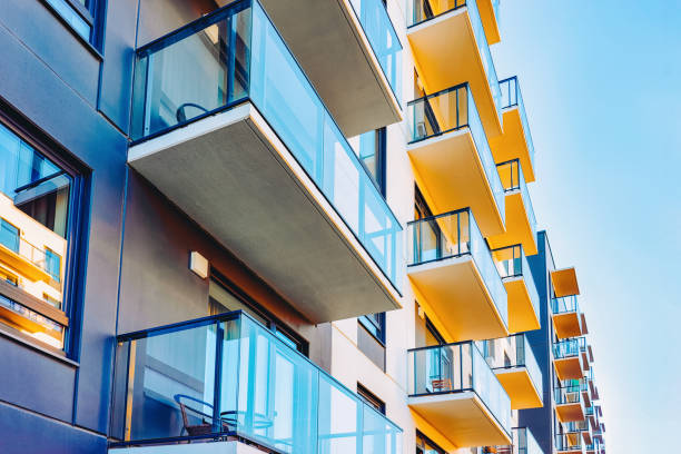 istock Fragment of modern house apartment copy space 1146068675