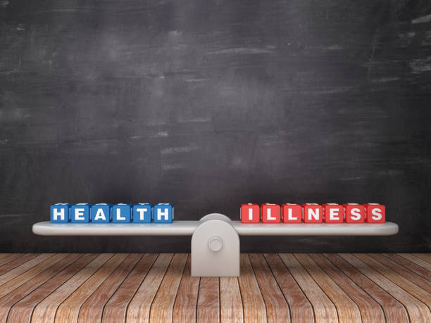istock Seesaw Scale with XXX Cubes on Chalkboard Background - 3D Rendering 1146068738