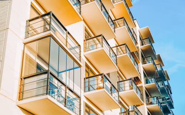 istock Modern home residential building complex real estate 1146068988