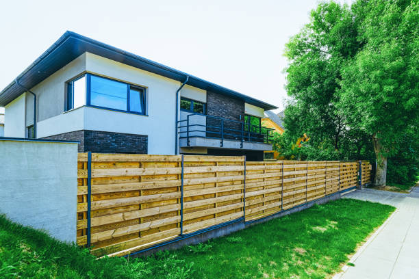 istock Modern house building real estate architecture outdoor 1146070153