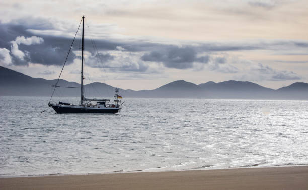 istock yacht anchoring in great Barrier reef 1146074856