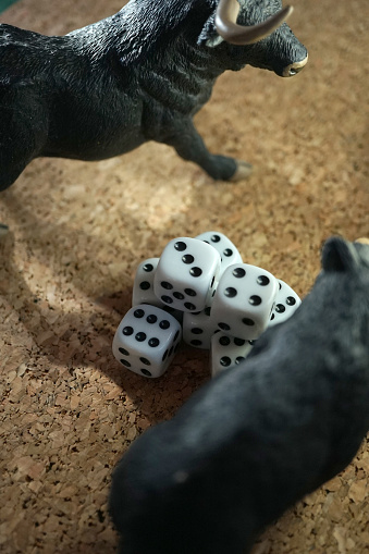 close up shot of dice
