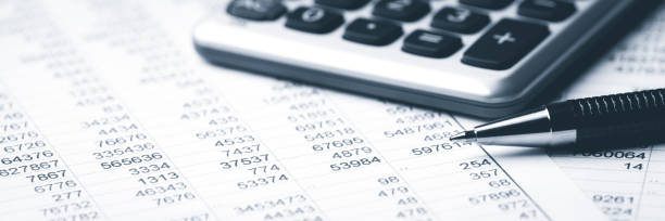 contabilidad - stock market data finance chart home finances fotografías e imágenes de stock