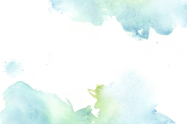 Hand drawn watercolor abstract beautiful colorful background