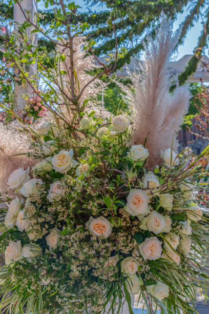istock Background with floral decoration 1146092927