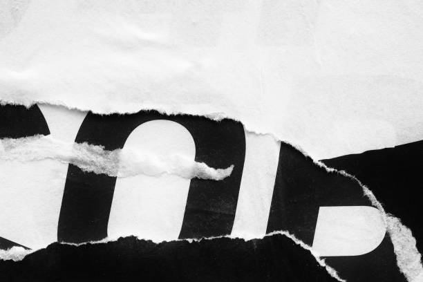Blank black white old ripped torn paper crumpled creased posters grunge textures backdrop backgrounds surface placard