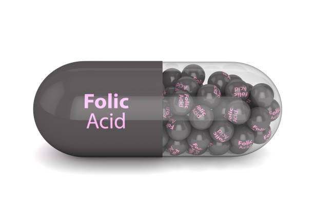 istock 3d render of folic acid pill 1146097941