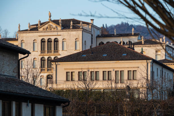 asolo-villa barbini-rinaldi - villa rinaldi fotografías e imágenes de stock