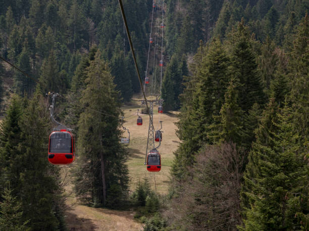 istock Beautiful Swiss Landscapes with Snow Alps funicular railway 1146101191