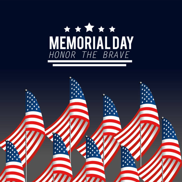 istock usa flags with stars to memorial day 1146103983