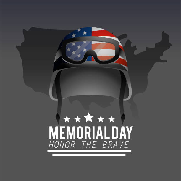 istock military helmet with usa flag to memorial day 1146104208