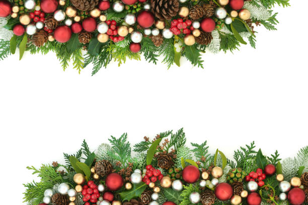 istock Festive Christmas Background Border 1146104498
