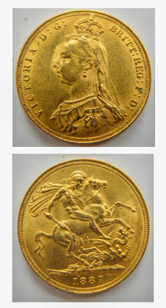 istock Gold sovereign coin 1887, (3) 1146135784