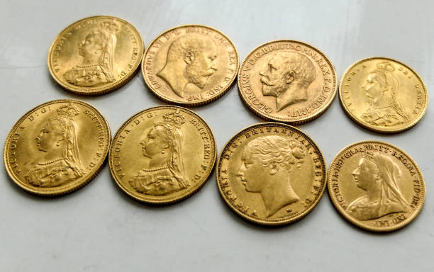 istock Gold Sovereign Coins 1146135792