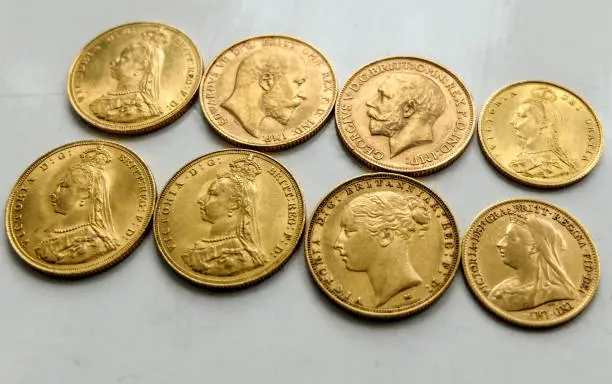 Photo of Gold Sovereign Coins