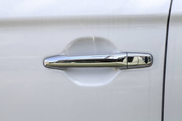 istock Close-up Car door opener 1146138025