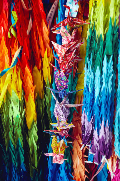 istock Colorful paper cranes in Hiroshima, Japan 1146139467