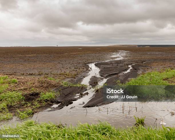 Heavy Spring Rains Causing Flooding Problems For Farmers Stock Photo - Download Image Now