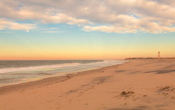 istock Cape May NJ lighthouse at sunrise in early spring 1146146690