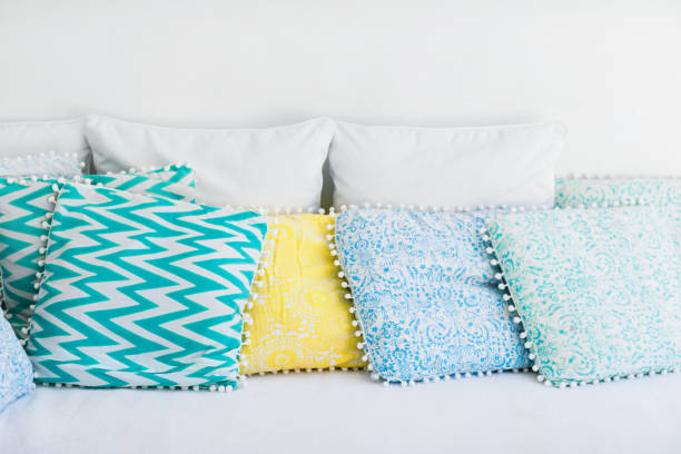 istock Pillows on sofa in living room. 1146153822